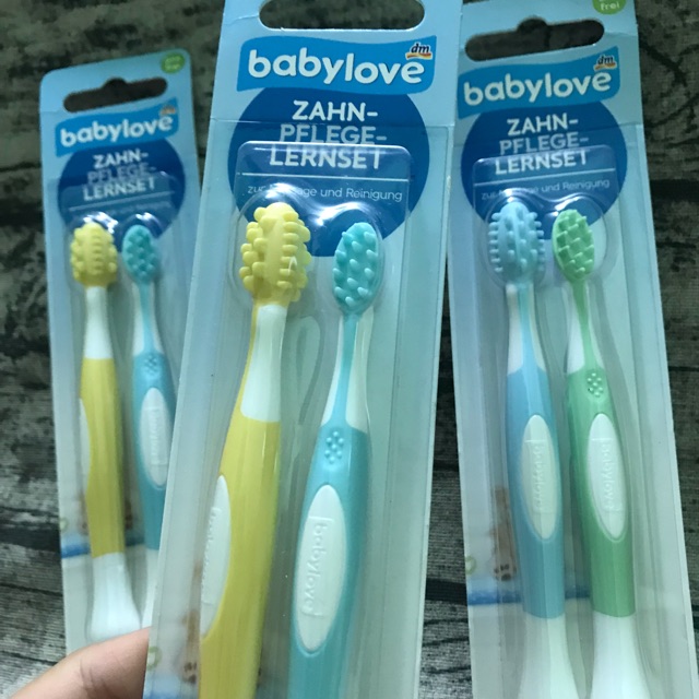 😄SET CHĂM SÓC RĂNG NƯỚU BABYLOVE 😄 HÀNG XÁCH TAY ĐỨC