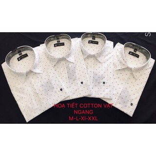 ÁO SƠ MI NAM CHẤM BI HOA NHỎ