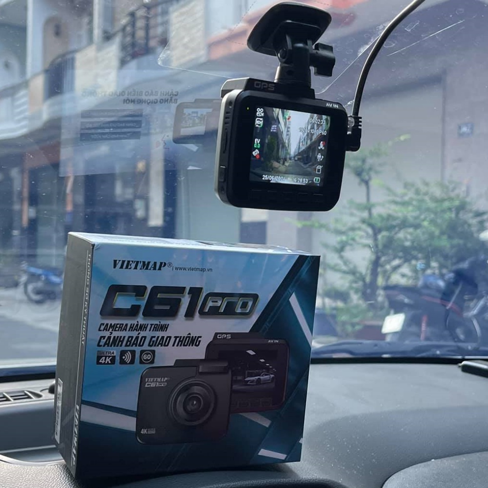 Vietmap C61 Pro - Camera Hành Trình Cảnh Báo Giao Thông - Bảo Hành Điện Tử 12 Tháng Chính Hãng Vietmap