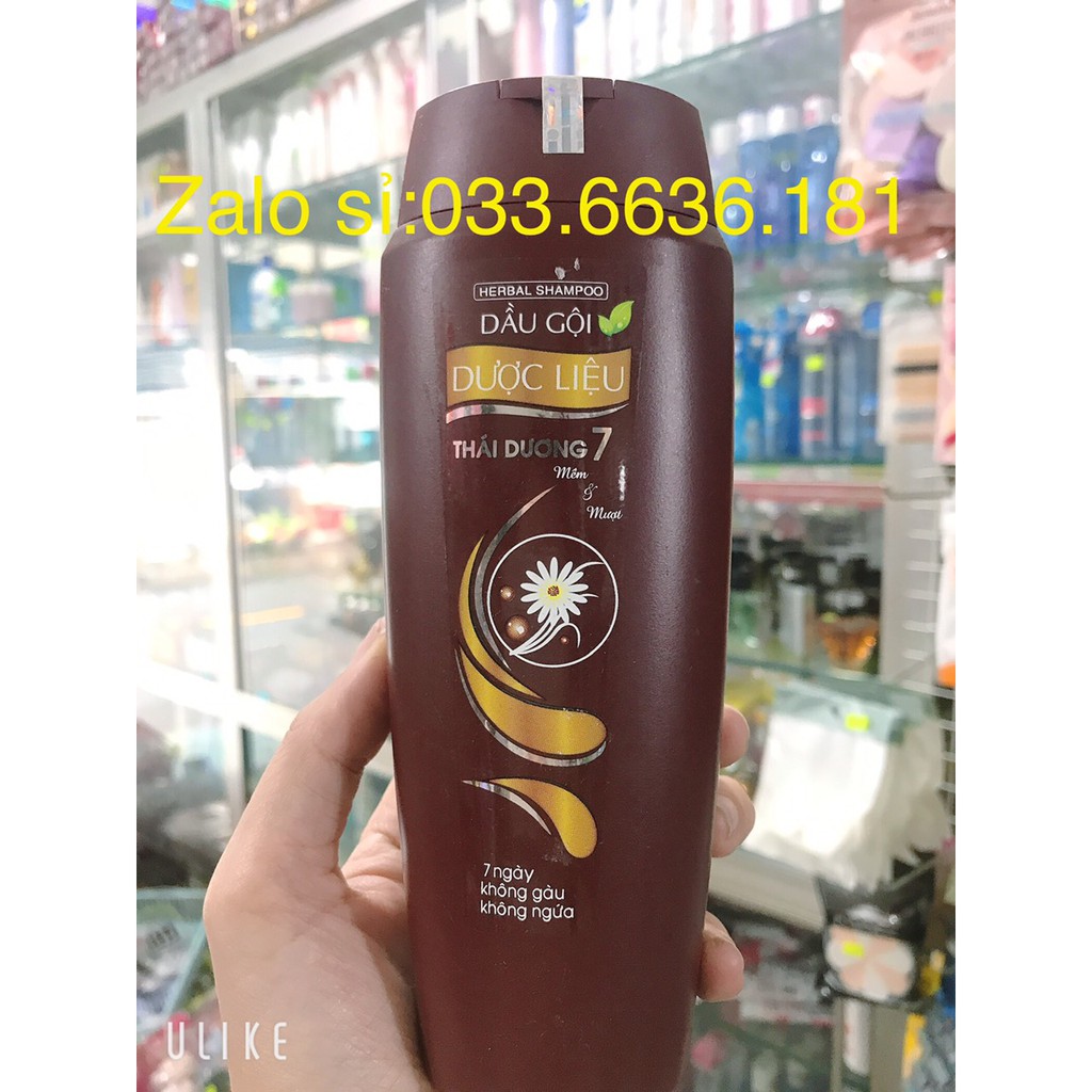 [chính hãng 100%] dầu gội dược liệu THÁI DƯƠNG 7 mềm và mượt 7 ngày không gầu không ngứa 200ml