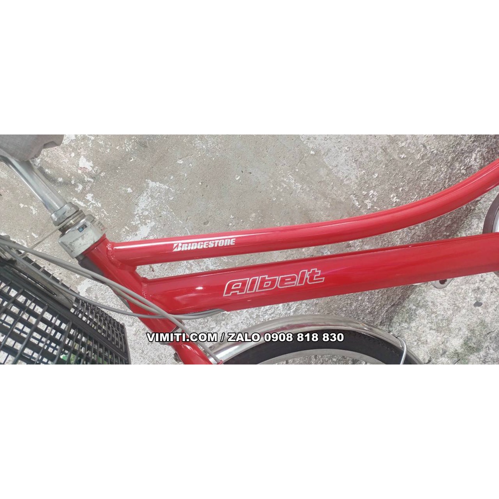 Xe đạp BAA chính hãng, dây curoa,đùm năng lượng mặt trời, 3 số tự động