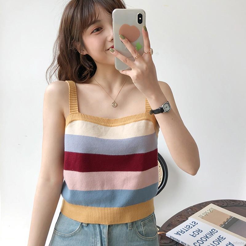 INFINITE Women Summer Stripe Tank Top | BigBuy360 - bigbuy360.vn