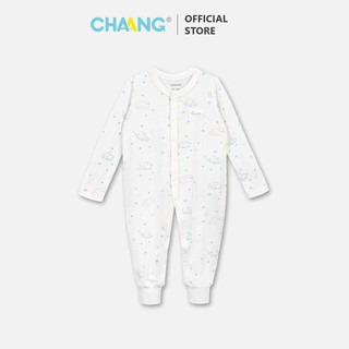 Body dài cúc giữa cho bé Chaang trắng Dreamy