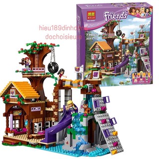 Lắp Ráp xếp hình Trại Hè Trên Cây 01047 10497