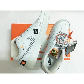 (Ảnh thật+Full box) Giày air force Just Do It trắng