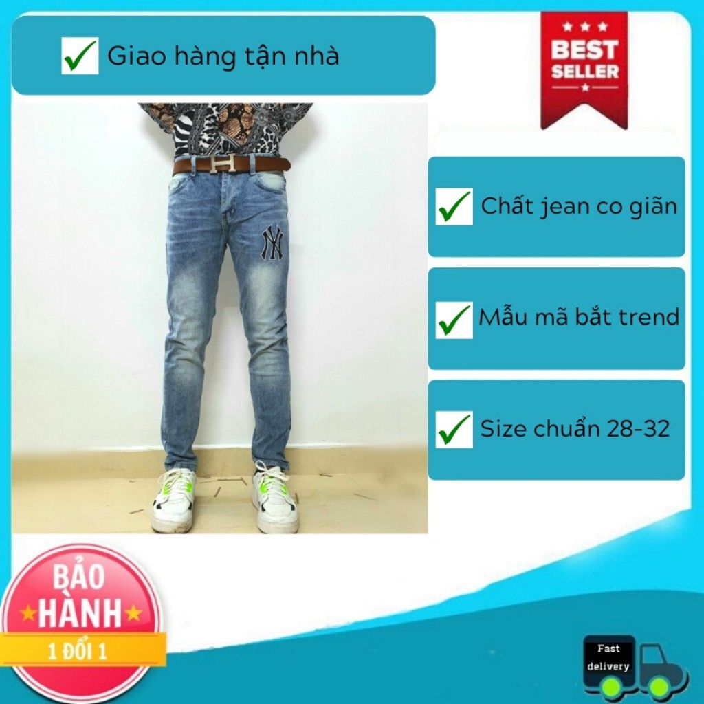 Quần Jean nam (FREE SHIP) Quần Jean Nam Chất Bò Cao Cấp Phong Cách Hàn Quốc