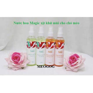 Nước hoa Magic xịt khử mùi hôi cho chó mèo MEOGOG