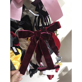 Dây buộc tóc nhung nơ nhiều màu size lớn