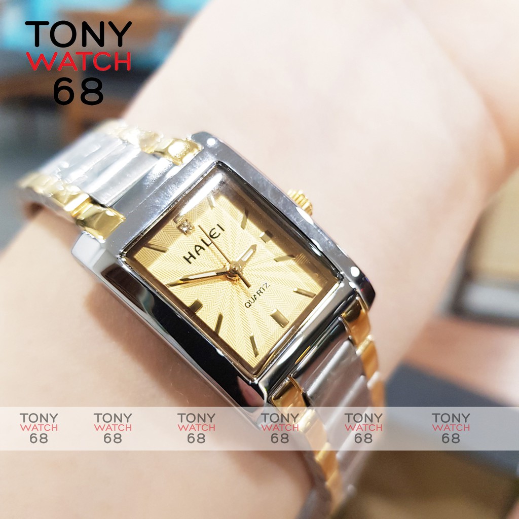 Đồng hồ nữ Halei dây kim loại chống nước chính hãng Tony Watch 68