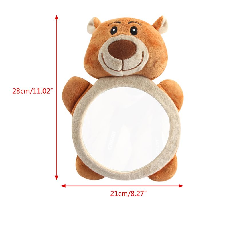 Gương Chiếu Hậu Kiểu Hoạt Hình Gấu Dễ Thương An Toàn Cho Bé
