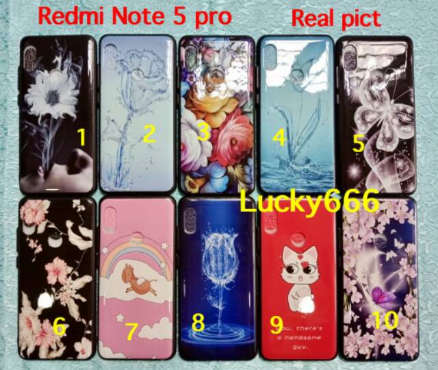 Ốp Điện Thoại Silicon Mềm Họa Tiết Hoa Phong Cách Hàn Quốc Cho Xiaomi Redmi Note 5 Pro Note 5 Pro Note 5 Pro