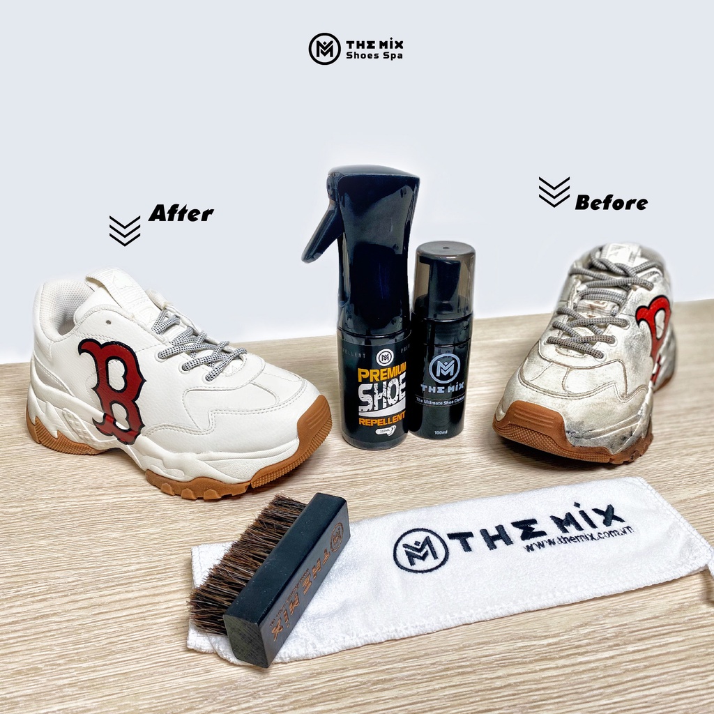 Bộ vệ sinh giày sneaker cao cấp The Mix, Tẩy Trắng Loại Bỏ Vết Bẩn, An Toàn Cho Da, Bảo Quản Giày