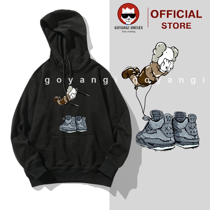 Áo Hoodie GYG Unisex Klaw 3 Form Rộng Oversize Phong Cách Hàn Quốc