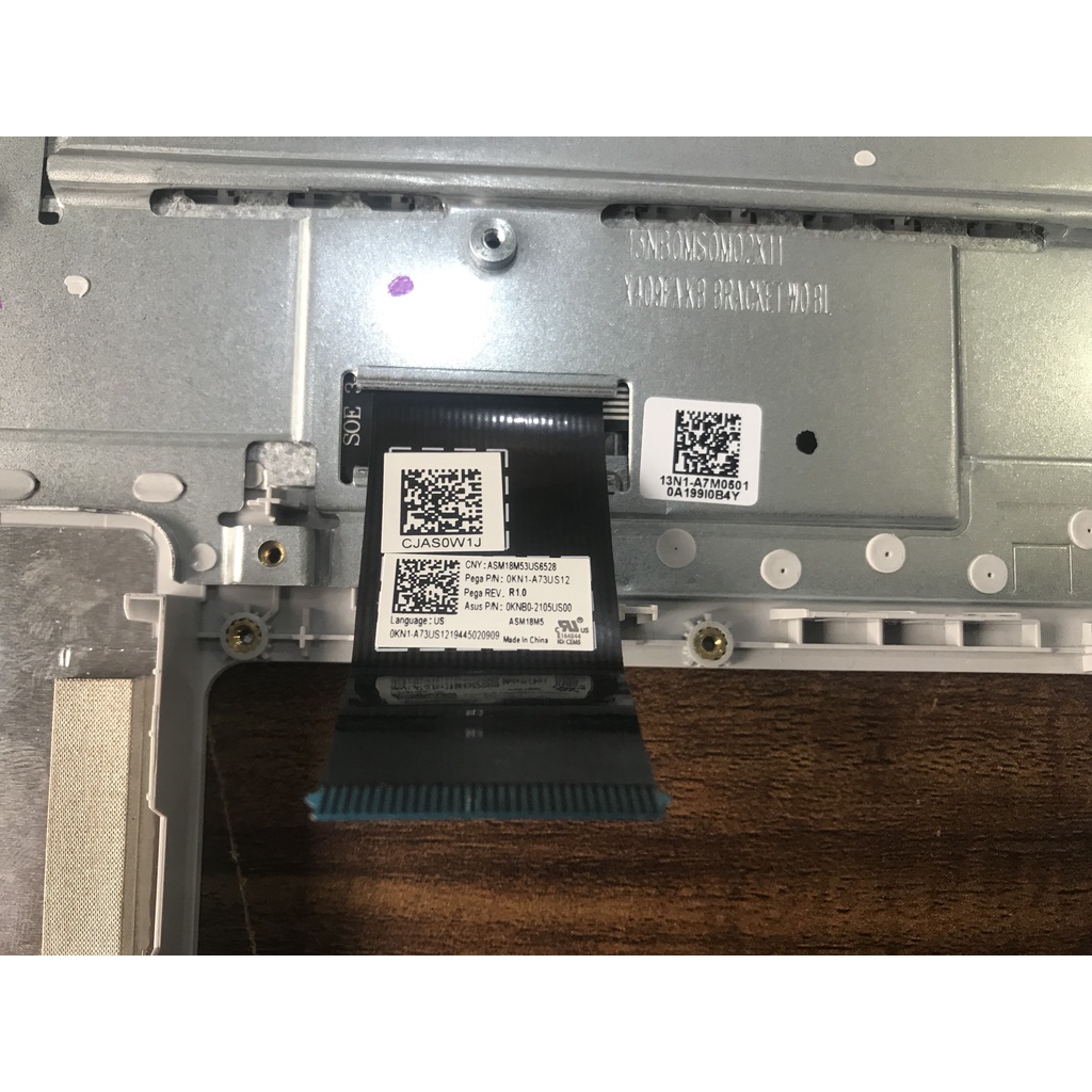 Mặt C Laptop Asus X409 (bệ liền phím zin hãng) (Test kỹ trước khi giao hàng) - vui lòng nhẹ tay khi lắp đặt