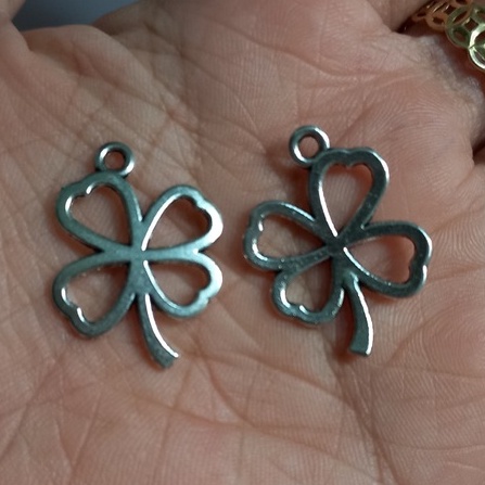 2/5/10 mặt giả cổ hình hoa 4 cánh size 20mm