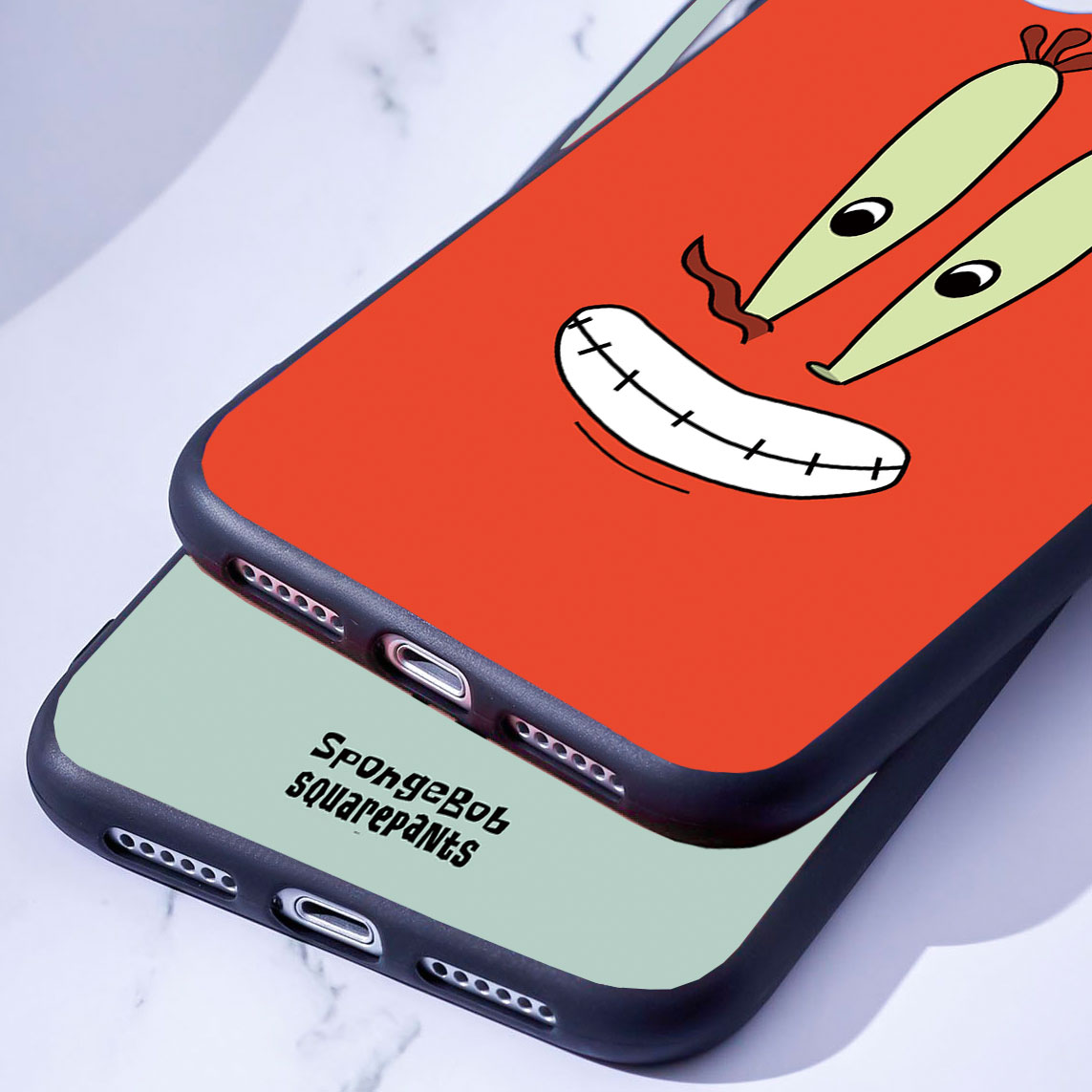 Samsung Galaxy Note 8 9 10 Lite Plus + Mềm Case Vỏ Điện Thoại SpongeBob SquarePants