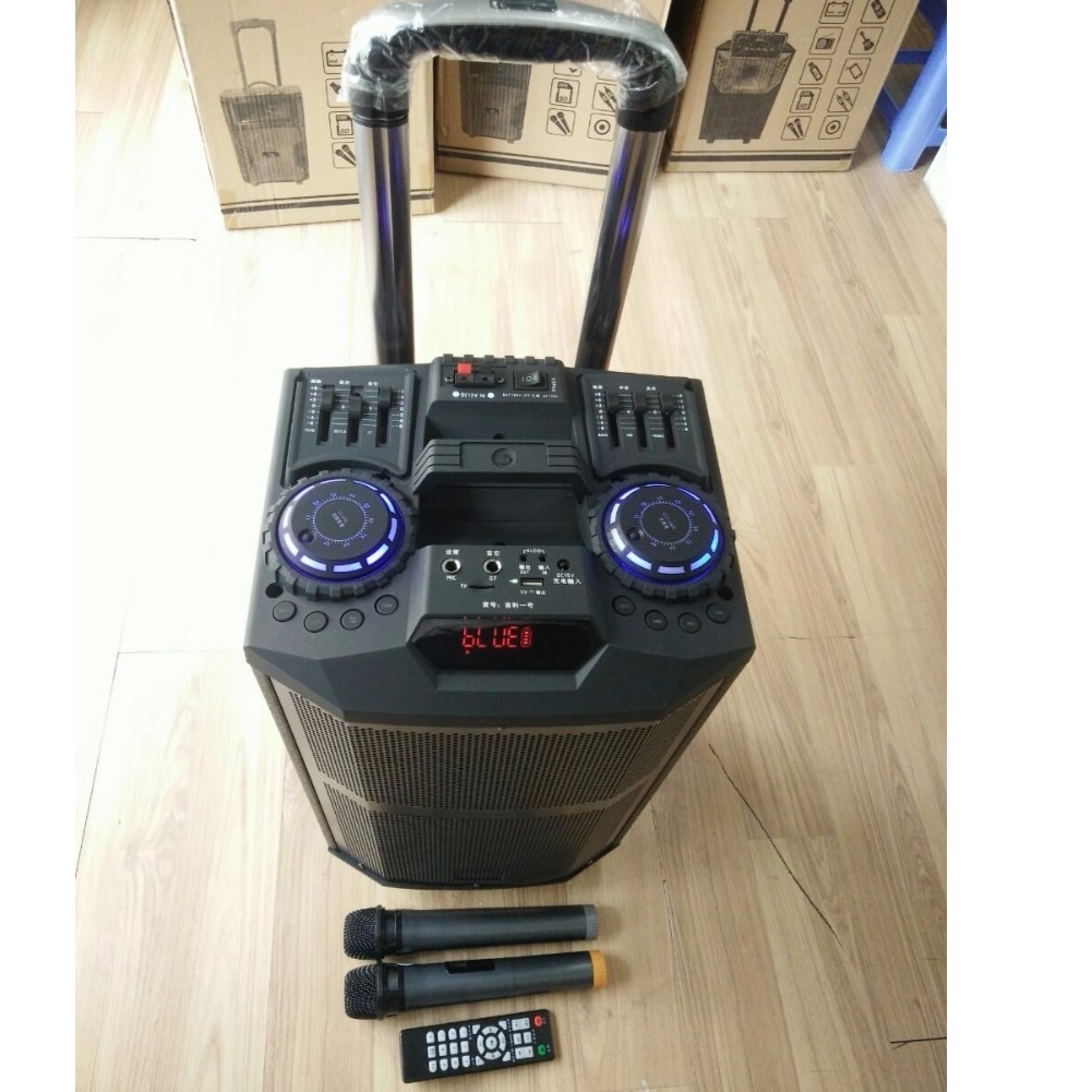 LOA KARAOKE 3 TẤC ZANGSONG DJ K5 THÙNG GỖ LED MẪU ĐẸP