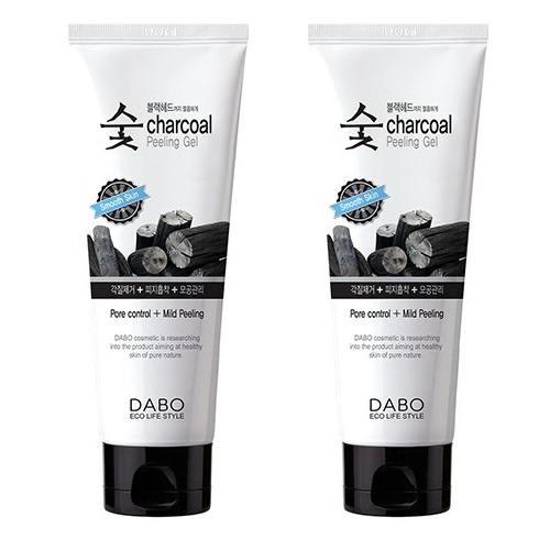 Combo 2 tuýp sữa rửa mặt than hoạt tính dành cho da dầu, da thâm mụn xạm đen DABO Hàn quốc 150ml/Hộp- HÀNG CHÍNH HÃNG