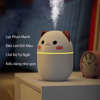 Máy xông tinh dầu mini, máy phun sương tạo độ ẩm không khí
