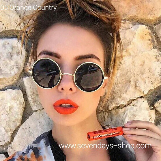 Son kem lì NYX Liquid Cream Lipstick Suede Cream 05 Orange County 4ml - Cam đỏ nóng bỏng