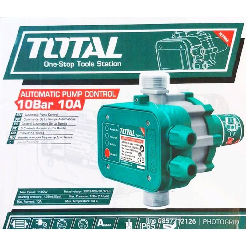 RƠ LE BƠM NƯỚC TĂNG ÁP TOTAL TWPS101  RƠLE TĂNG ÁP
