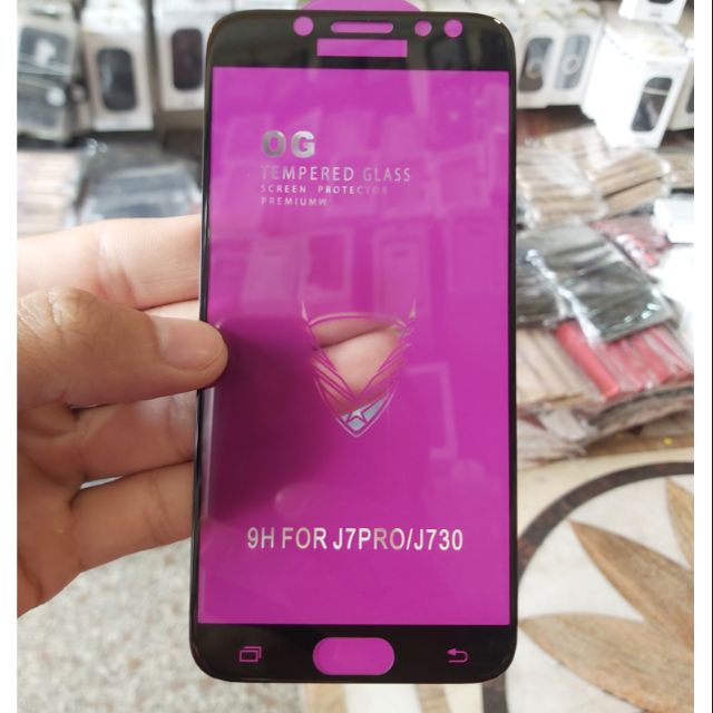 Kính Cường Lực cho Samsung Galaxy J7 Pro ( siêu cứng )