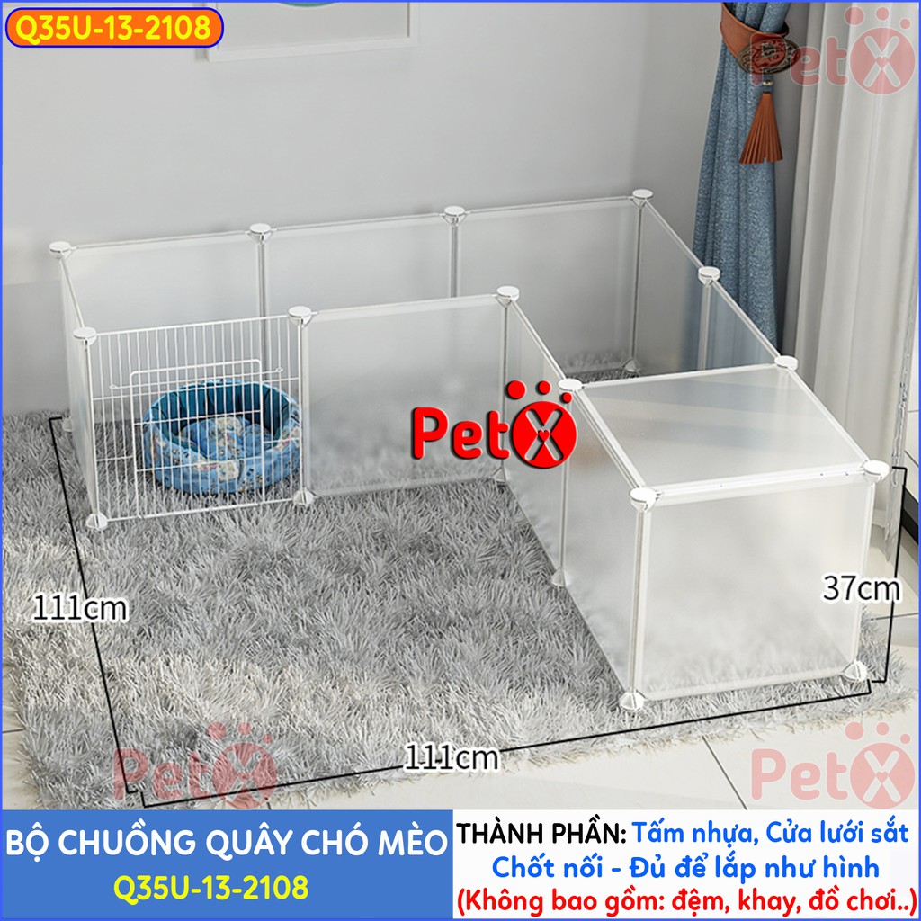 Quây chuồng chó mèo lắp ghép nuôi thú cưng sơn tĩnh điện giá rẻ-14