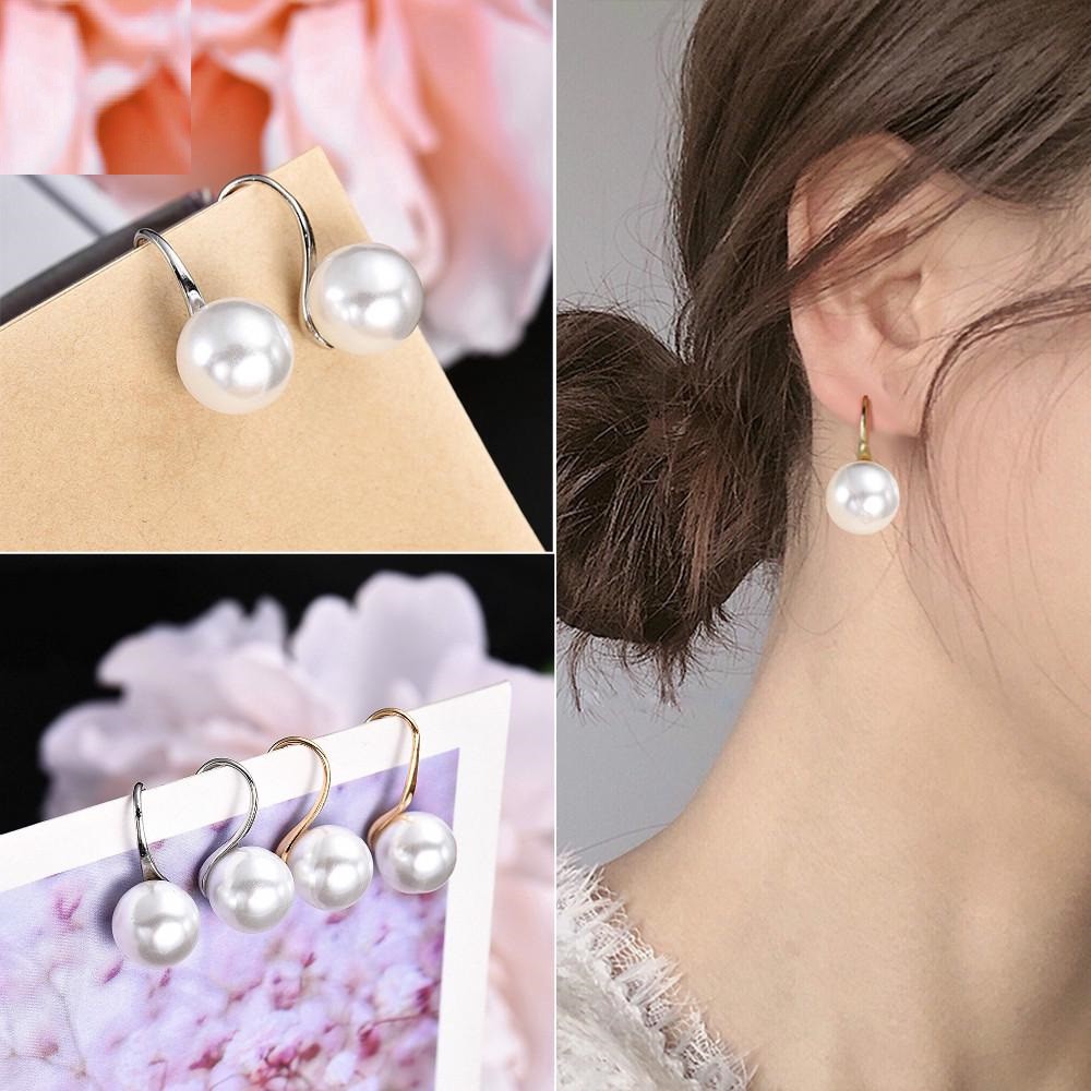 💥FOLLOW TẶNG 3K💥HÀNG CÓ SẴN💥 Bông Tai Đính Ngọc Trai Giả Sang Trọng 8mm cho bạn gái xinh đẹp 💥CHỌN MẪU💥VOUCHER 100K💥