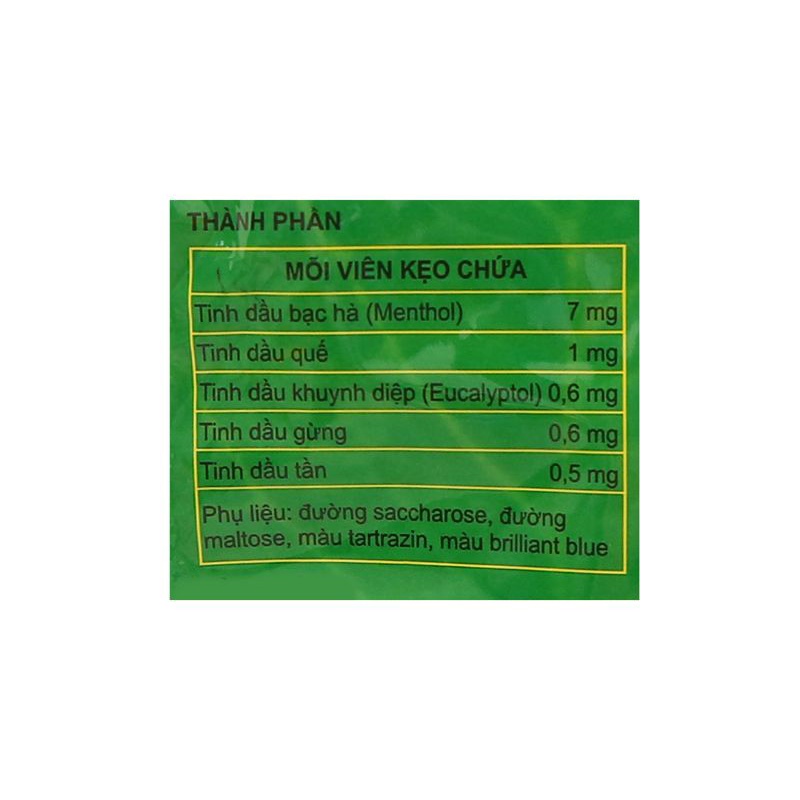 Kẹo ngậm thảo dược Eugica Candy giảm ho, đau họng gói 15 viên