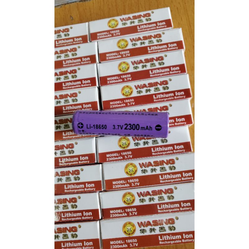 Pin Sạc Wasing 18650 Đèn Wasing WFL 403 H6 H7 H9 2300mah 2800mah Chính Hãng