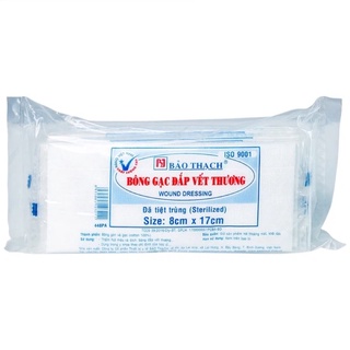 Bông gạc đắp vết thương tiệt trùng Bảo Thạch các size