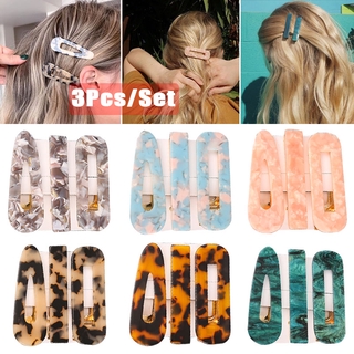 (Hàng Mới Về) Set 3 Kẹp Tóc Thời Trang Vintage Cho Nữ