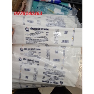 combo 10 miếng bông gạc đắp vết thương AN LÀNH 6cmx22cm