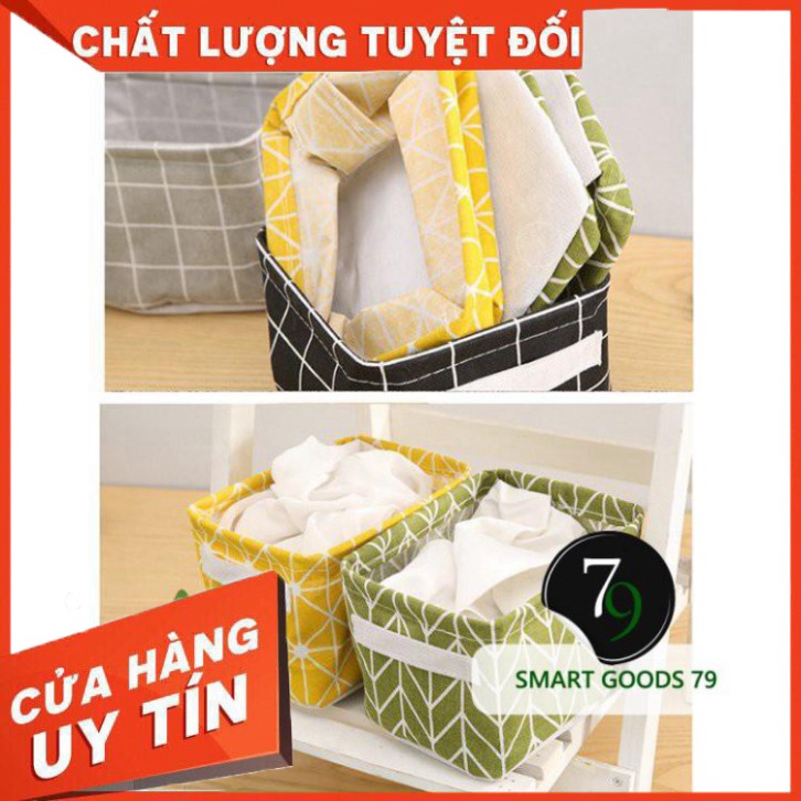 [ Chính Hãng ] [Freeship hàng cao cấp 339 ] giỏ vải đụng đồ mini khung thép đa năng đựng được các loại vừa tap vừa ngăn 