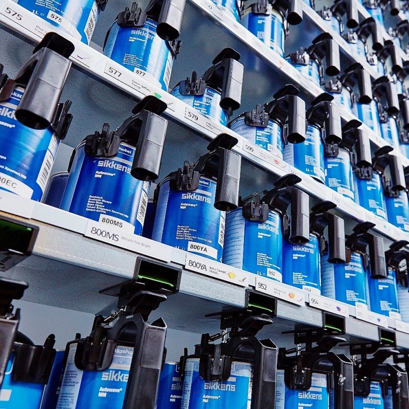 Tay khuấy 1 Lít  cho hộp sơn, tay rót giữ hộp sơn, giàn pha sơn vi tính SONQUANGPHU422