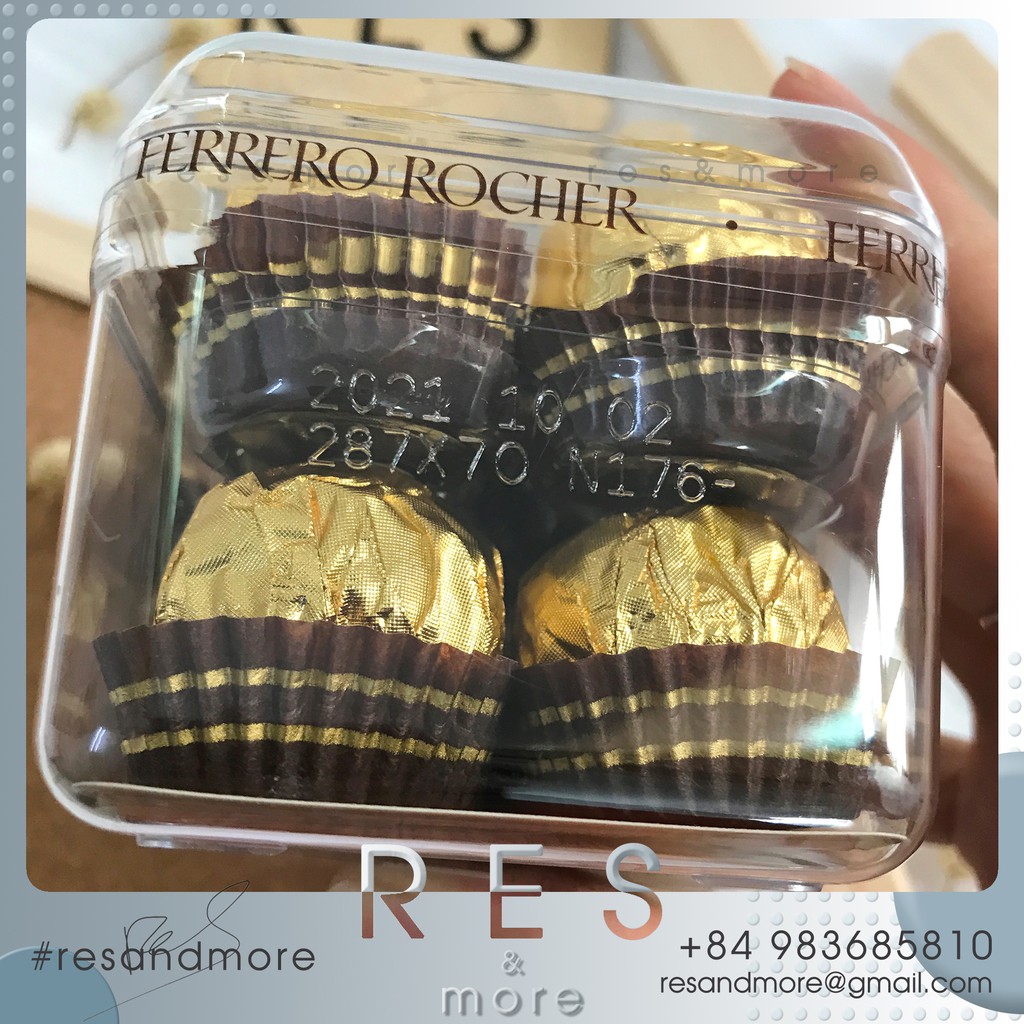 (SALE cận date 02.10.2021) Chocolate Ferrero Rocher - Socola Ferrero Nhật Bản [200g - 16 viên]