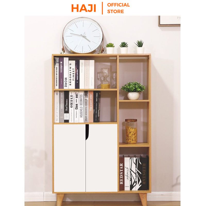 Tủ văn phòng HAJI kiểu dáng hiện đại lưu trữ vật dụng gọn gàng thiết kế thông minh A107