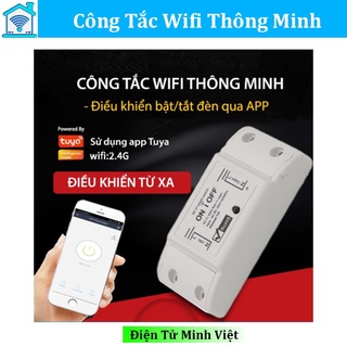 Công tắc điều khiển từ xa tuya basic, công tắc thông minh wifi tuya basic