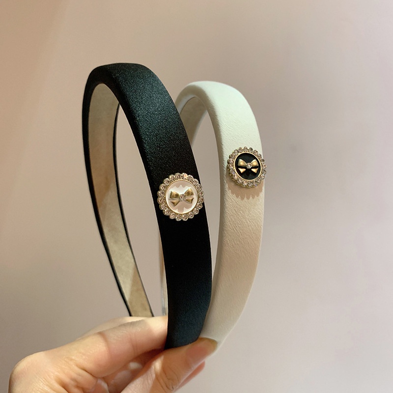 Băng Đô Cài Tóc Đính Hoa Trà Kiểu Pháp Cổ Điển Sang Trọng Thời Trang Cao Cấp