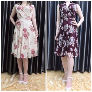 Váy hoa xoè phối lưới NL120190