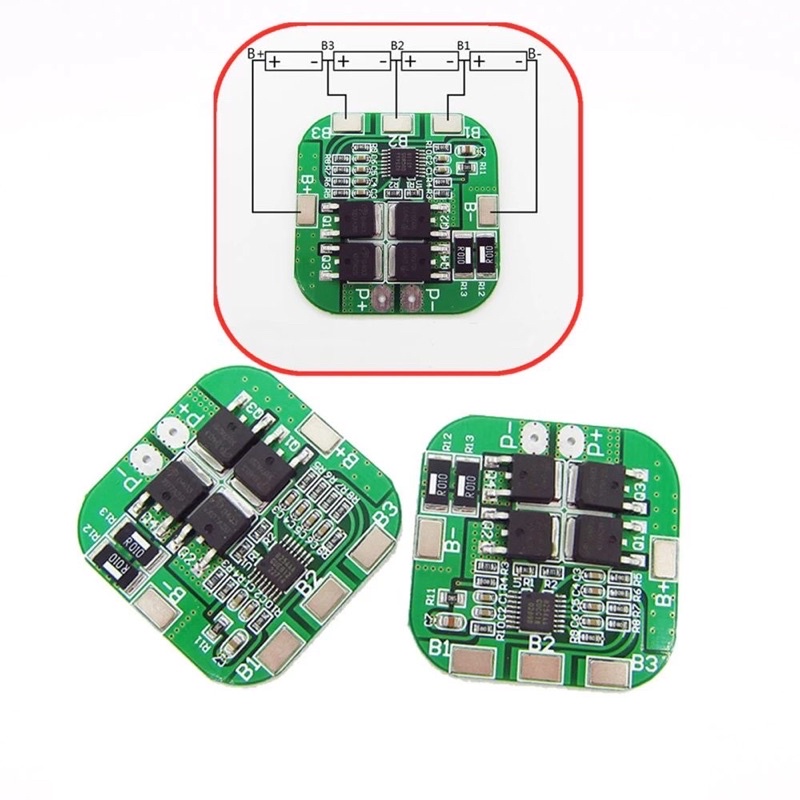 Mạch bảo vệ pin 4s-20a 14,4v/16,8v Cân bằng và bảo vệ pin lithium -ion.