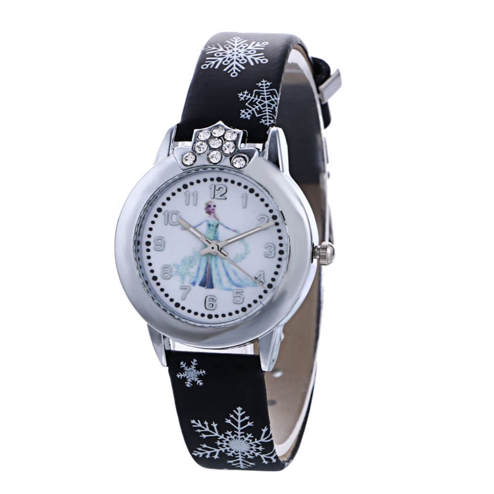 【cr】ĐFashionable Elsa wristwatch for kids