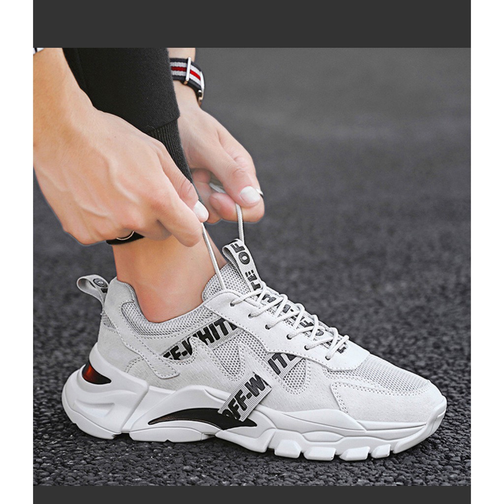 Giày Nam FASHION G09, Giày Thể Thao, Sneakers, Độn Đế 4Cm,Tăng Chiều Cao,Phong CáchTrẻ Trung 3 Màu Trắng, Xám &Đỏ | BigBuy360 - bigbuy360.vn