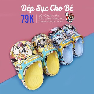Dép sục cho bé BOBDOG họa tiết đáng yêu thoáng khí quai dép linh hoạt [MBXT]