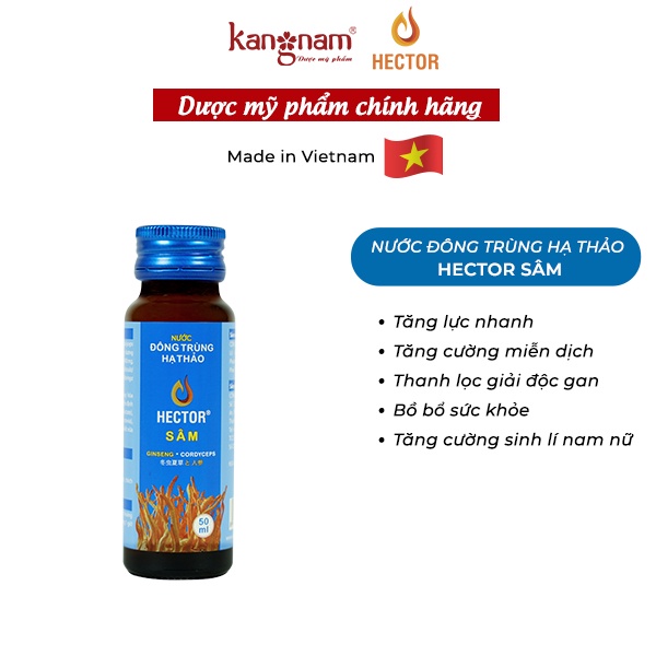 [1 CHAI] Nước Đông Trùng Hạ Thảo Hector Sâm 50ml