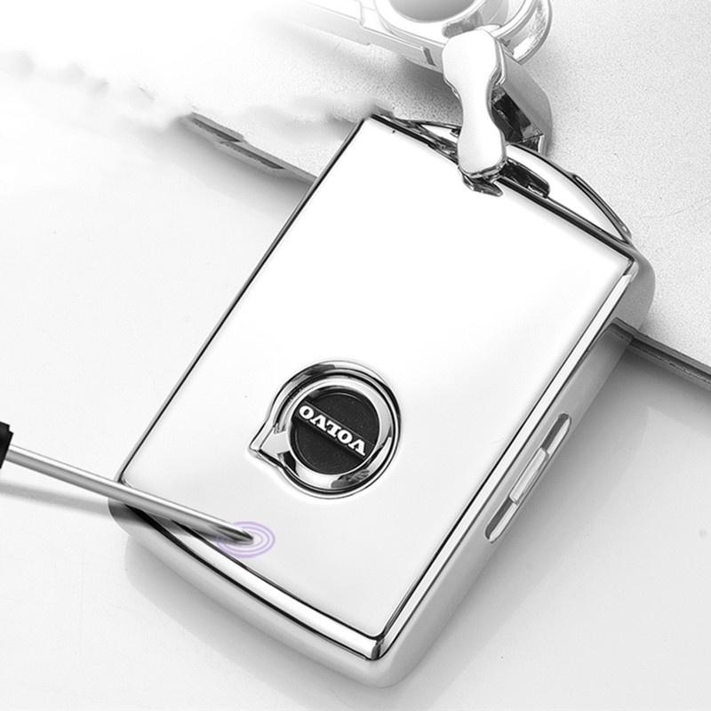 Vỏ Tpu Mềm Bọc Chìa Khóa Xe Hơi Volvo XC40 XC60 S90 XC90 V90 T5 T6 T8 Polestar 2