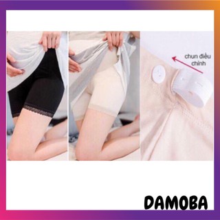[SALE SẬP SÀN] Quần bầu mặc trong váy ren hàng xuất xưởng - Quần váy bầu xuất dư - Đùi váy bầu chân ren  Medyla