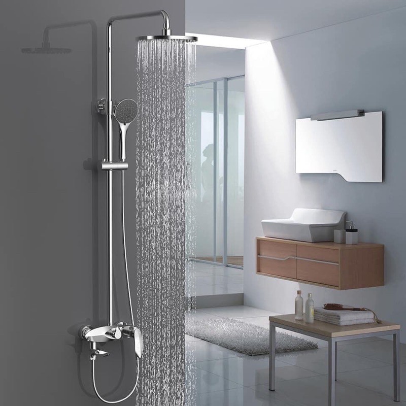 sen cây nóng lạnh chiếc lá đồng thau cao cấp