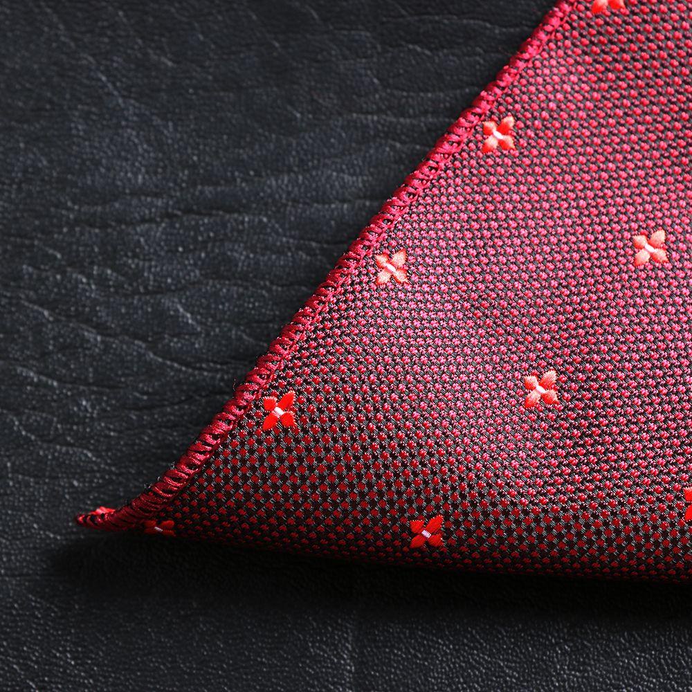 EUTUS Khăn Tay Vải Satin Họa Tiết Hoa Thời Trang Cho Nam