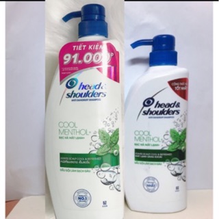 Dầu gội Head & shoulders bạc hà mát lạnh(625ml và 850ml)